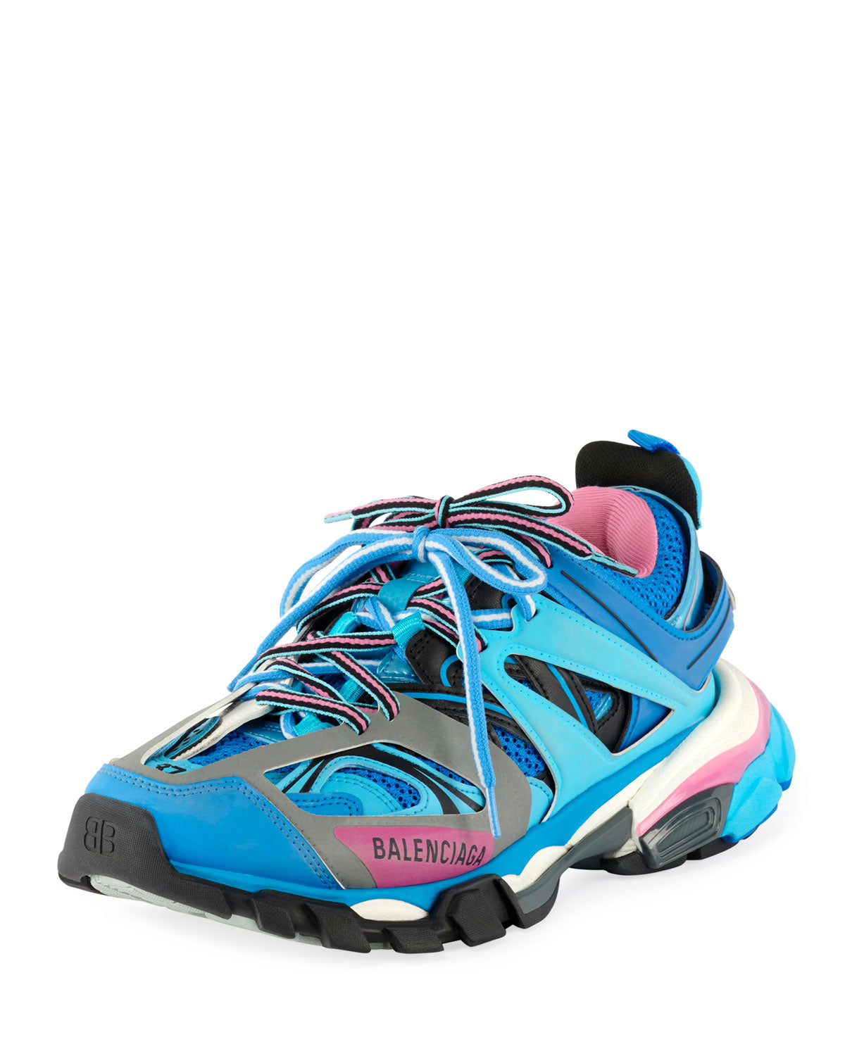 Balenciaga Track Trainers Pink/Blue in paars fashionette